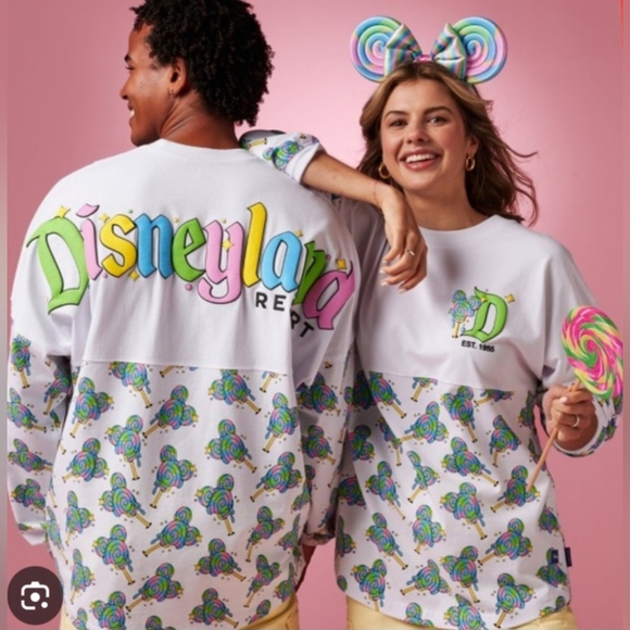 *NWT* Disneyland Eats Sz SMALL Treats Mickey Lollipop Lolipop Spirit Jersey NEW - Picture 11 of 11